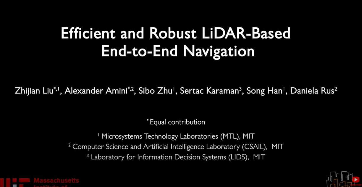 LiDAR-Based End-to-End Navigation